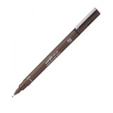 Liner UNI PIN-200, pe baza de apa, varf normal, 0. 5 mm. sepia