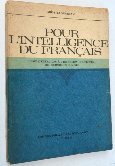 Aristita Negreanu - Pour l&#039; intelligence du francais 1977