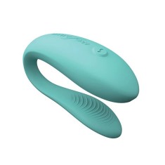 Vibrator de Cuplu We Vibe Sync Lite, Mobil App Control, Albastru