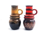 2 vaze ceramice &quot; Vienna &quot; fat lava design minimalist specific anii &#039;70 Scheurich Germania