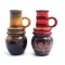 2 vaze ceramice &quot; Vienna &quot; fat lava design minimalist specific anii &#039;70 Scheurich Germania