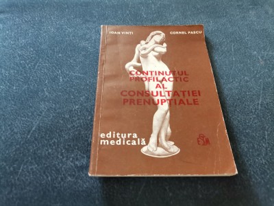 IOAN VINTI - CONTINUTUL PROFILACTIC AL CONSULTATIEI PRENUPTIALE foto