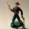 bnk jc Figurine de plastic - cowboy - 7 cm - Hong Kong
