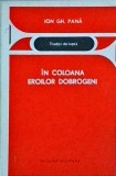 In Coloana Eroilor Dobrogeni. Divizia Marasesti - Ion Gh. Pana, 1974, Istorie, Primul Razboi Mondial, Militara, Carte