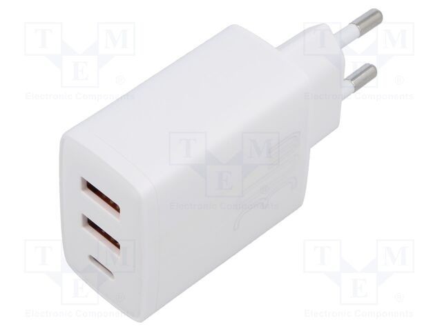 BASEUS Alimentator Plug-in Pulsatoriu 5-12V DC 30W Alb