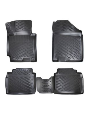 Set covorase auto din cauciuc tip tavita pentru Hyundai I30 I 2007-2012 foto