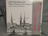 Vinil &quot;Japan Press&quot; G.P.TELEMANN Douze Fantaisies Pour Petite Flute (NM)