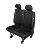 Husa bancheta cu doua locuri Centurion DV2 M din material textil si piele sintetica pentru Citroen Jumpy, Fiat Scudo, Mercedes Vito, Opel Movano pana