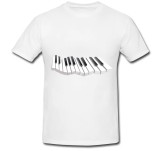 Tricou &quot; Keyboard instrument &quot;