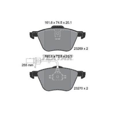 Placute frana Ford Galaxy I (Wgr) 03.95-05.06, Galaxy Mk I Van (Wgr) 03.95-05.06; Seat Alhambra (7v8 7v9) 04.96-03.10, Alhambra Van (7v8 7v9) 03.96-0 foto