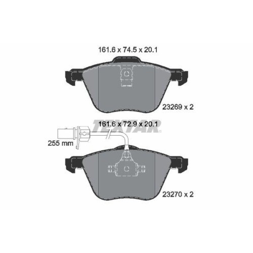 Placute frana Ford Galaxy I (Wgr) 03.95-05.06, Galaxy Mk I Van (Wgr) 03.95-05.06; Seat Alhambra (7v8 7v9) 04.96-03.10, Alhambra Van (7v8 7v9) 03.96-0