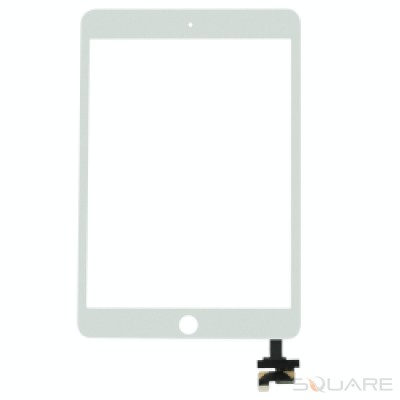 Touchscreen iPad mini 3, White, Complet foto