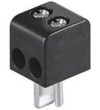 Mufa difuzor tata cu surub negru Goobay