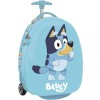 Troler oval pentru calatorii, Safta, Bluey, 28 x 43 x 23 cm
