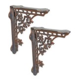 Set doua console de perete fonta cu stelute JP-61, Ornamentale