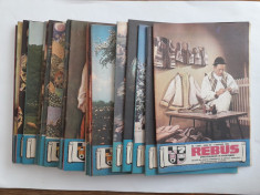 Lot 24 reviste REBUS FLACARA 1986 an complet / C1 rev P foto