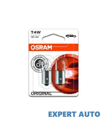 Set 2 becuri 12v t4w original blister osram UNIVERSAL Universal #6 foto