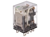 Releu electromagnetic DPDT 24VDC, 10A