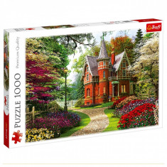 Puzzle 1000 piese, model casa in natura, multicolor foto