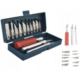 Cumpara ieftin Set cutter cutite de precizie cu 13 lame diferite si manere + carcasa