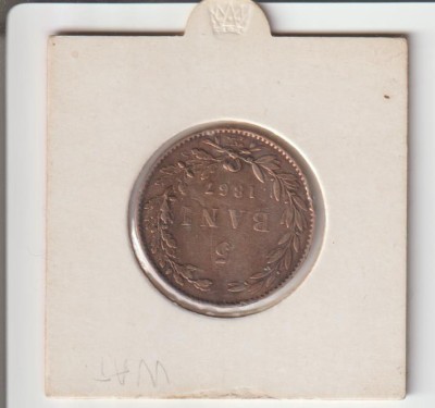 5 bani 1867 foto