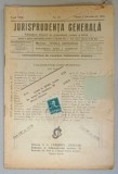 JURISPRUDENTA GENERALA , PUBLICATIUNE TRILUNARA DE JURISPRUDENTA ROMANA SI STRAINA , NR. 23, 1944, SUBLINIATA