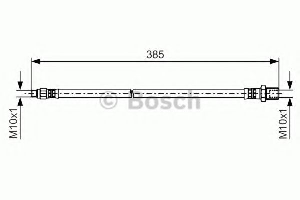 Conducta / cablu frana IVECO DAILY V platou / sasiu (2011 - 2014) BOSCH 1 987 481 510