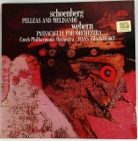 Schoenberg. Webern - Pelleas And melisande NM / VG+ Supraphon Cehoslovacia 1978 clasica moderna romantic