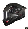 Casca integrala pentru scuter - motocicleta MT Thunder 4 SV Luminence D1 negru/gri mat (ochelari soare integrati) &ndash; tip viziera: MT-V-28B L (59/60cm)