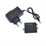 Cumpara ieftin Convertor audio digital - analog, cu alimentator 5V DC inclus, negru