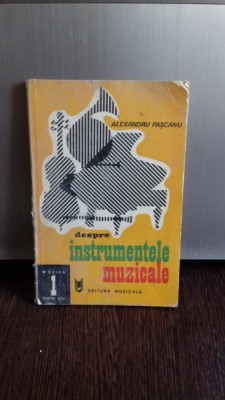 DESPRE INSTRUMENTELE MUZICALE - ALEXANDRU PASCANU foto