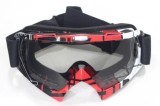 Ochelari coss/enduro/atv, WB P-25,rama rosu,alb,negru,sticla transparenta Cod Produs: MX_NEW ROY27475