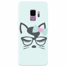 Husa silicon pentru Samsung S9, Angel Cat