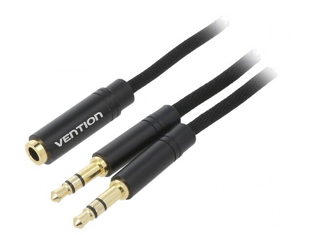 Cablu Audio Jack 3.5mm 1m Negru