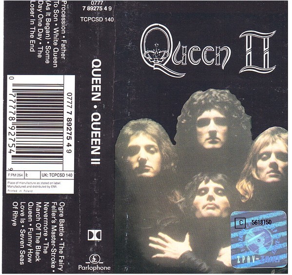 Caseta Queen &lrm;&ndash; Queen II, originala, holograma, sigilata