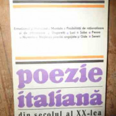 Poezie Italiana Din Secolul Al Xx-lea - Giacomo Debenedetti ,538686