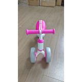 AIYAPLAY Draisienă pentru bebeluși 1-2 ani, Roată luminoasă, 3 roți EVA silențioase fără pedale, Limitator direcție 135&deg;, 51x22x36cm, Roz | Aosom Roma