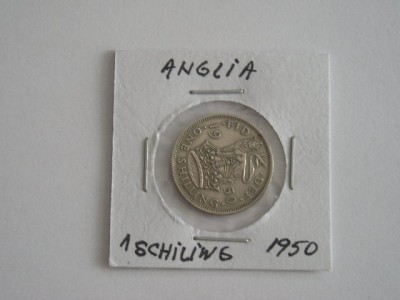 C50 - Moneda foarte veche - Anglia - one shilling - 1950 foto
