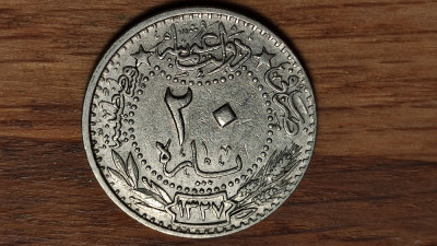 Imperiul Otoman - moneda de colectie - 20 para 1913 - Mehmed V - superba ! foto