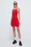 Cumpara ieftin Adidas Originals rochie culoarea roșu, mini, mulată IR8128