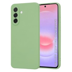 Husa silicon Samsung Galaxy A37 5G Asteroid GSM SoftFlex, verde deschis