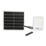 Proiector LED solar 150W cu panou monocristalin 25W si telecomanda