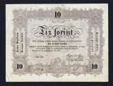 Ungaria / Romania 10 Forint 1848 VF+ , scris in chirilica / romana veche . Rara