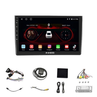 Navigatie Audi A4 B6, B7 &amp;amp;amp; Seat Exeo 2001 - 2008 dedicata Android 13, MaxTech&amp;reg;, 9 inch, GPS, Carplay foto