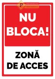 Semn pentru blocare si acces