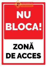 Semn pentru blocare si acces foto