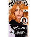 Vopsea de par permanenta cu amoniac Preference Vivid Colours 7.432 Copper, 204ml, L&#039;Oreal Paris