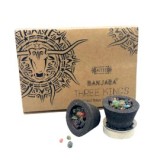 Set 6 Cupe Rasina Naturala Banjaras 3 Regi, Smirna, Tamaie, Palo Santo, Salvie, Sange Dragon - Ritual Boho, Meditatie, Yoga, Aromatizare