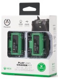 Powera Play &amp; Charge Kit Black Green S XBOX ONE|XBOX SERIES S|XBOX SERIES X