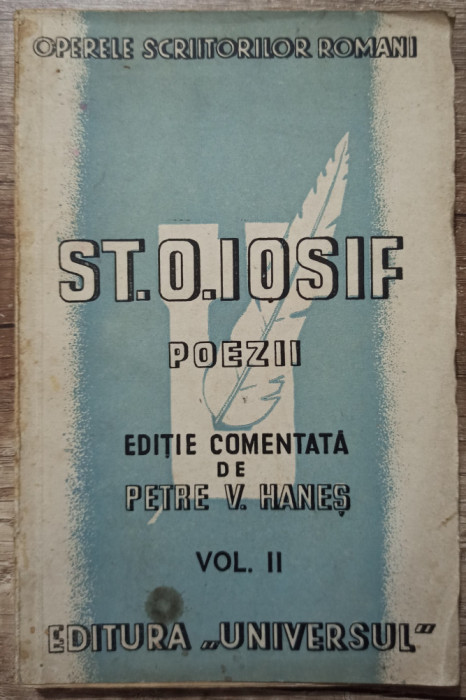 Poezii - St. O. Iosif// vol. II, 1944